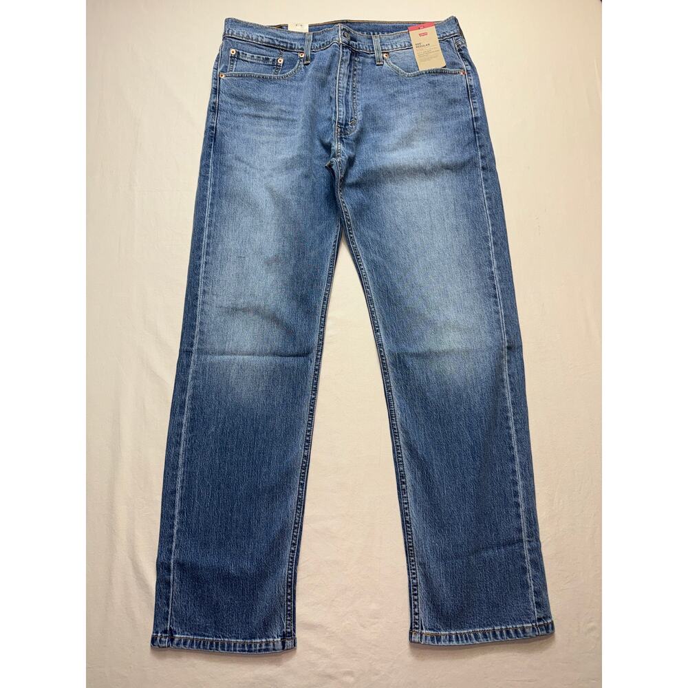 Mens Levi's 505 Regular Straight Leg Jeans W36 L32 Eco Ease NWT